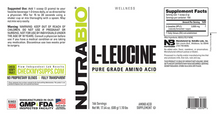 Load image into Gallery viewer, Leucine Powder 500grams  NutraBio