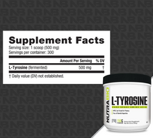 Load image into Gallery viewer, Tyrosine Powder 150gram Nutrabio