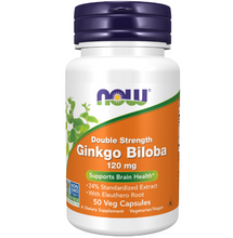 Load image into Gallery viewer, GINKGO BILOBA 120mg 50vcaps
