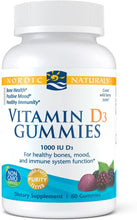 Load image into Gallery viewer, 60 COUNT • D3 VITAMIN GUMMIES
