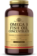 Load image into Gallery viewer, OMEGA- 3 FISH OIL CONCENTRATE SOFTGELS
