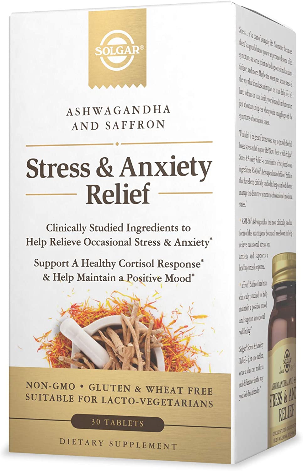 Stress & Anxiety Relief, 30 Tablets