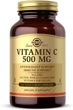 Load image into Gallery viewer, Vitamin C 500 mg Vegetable Capsules
