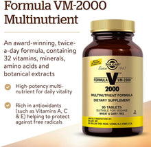 Load image into Gallery viewer, 60 COUNT  · FORMULA VM-2000® TABLETS
