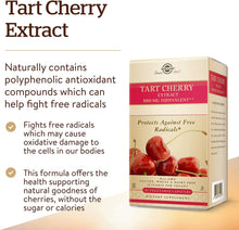 Load image into Gallery viewer, Tart Cherry 1000 mg Vegetable Capsules
