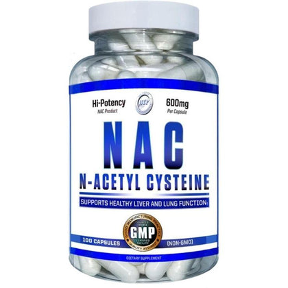 100 CAPSULES · HI- TECH PHARMACEUTICALS NAC 600MG